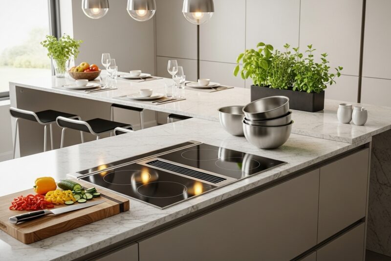 Jak zaaranżować kuchnię z wyspą?