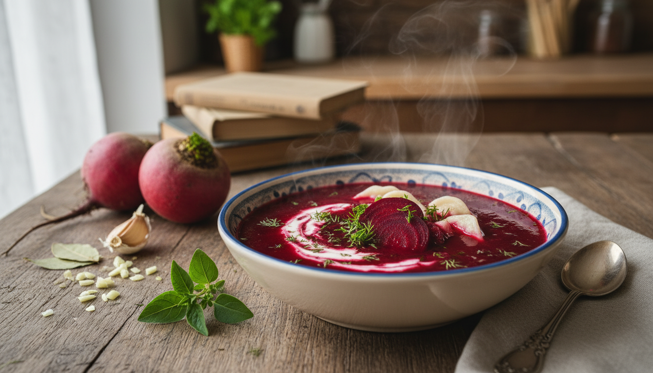 Barszcz czerwony - przepis na idealny kolor i głęboki tradycyjny smak