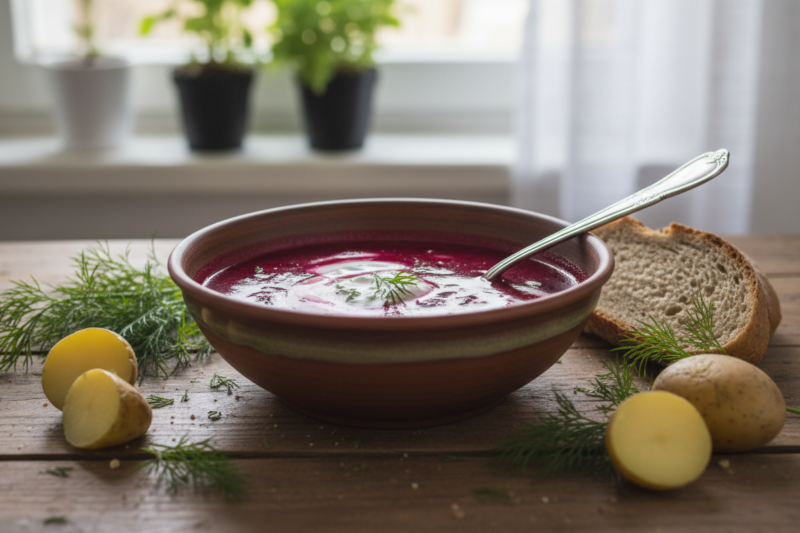 Barszcz czerwony - przepis na idealny kolor i głęboki tradycyjny smak