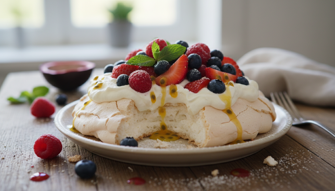 Beza Pavlova - przepis na idealnie chrupiący i lekki jak chmurka deser