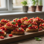 Bruschetta - przepis na obłędnie chrupiącą włoską przystawkę z pomidorami