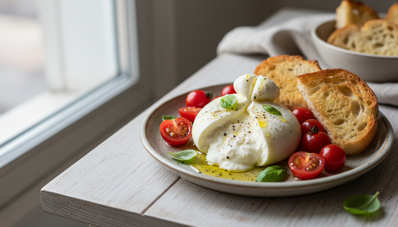 Burrata przepis - odkryj sekret idealnie kremowego sera