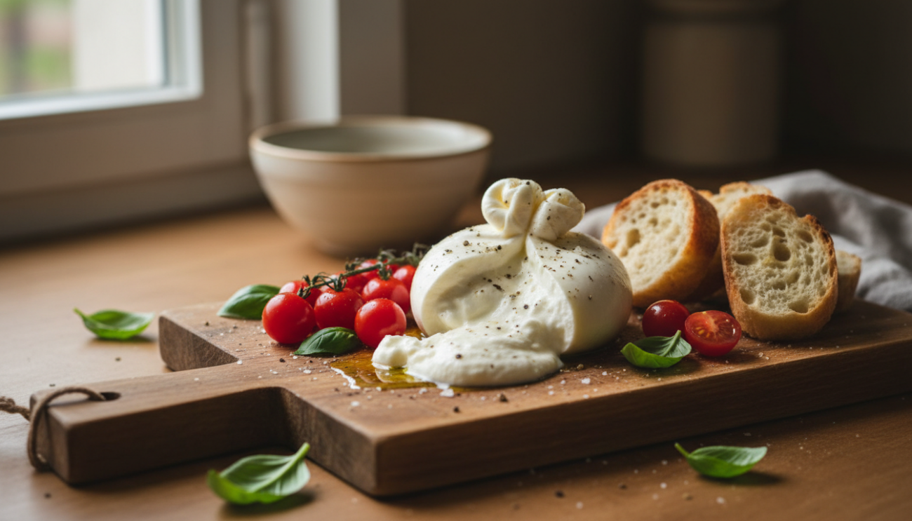 Burrata przepis - odkryj sekret idealnie kremowego sera