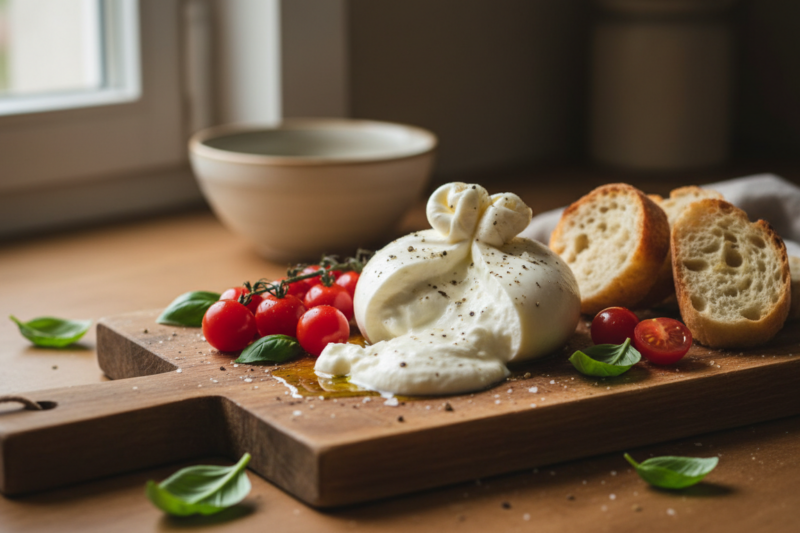 Burrata przepis - odkryj sekret idealnie kremowego sera