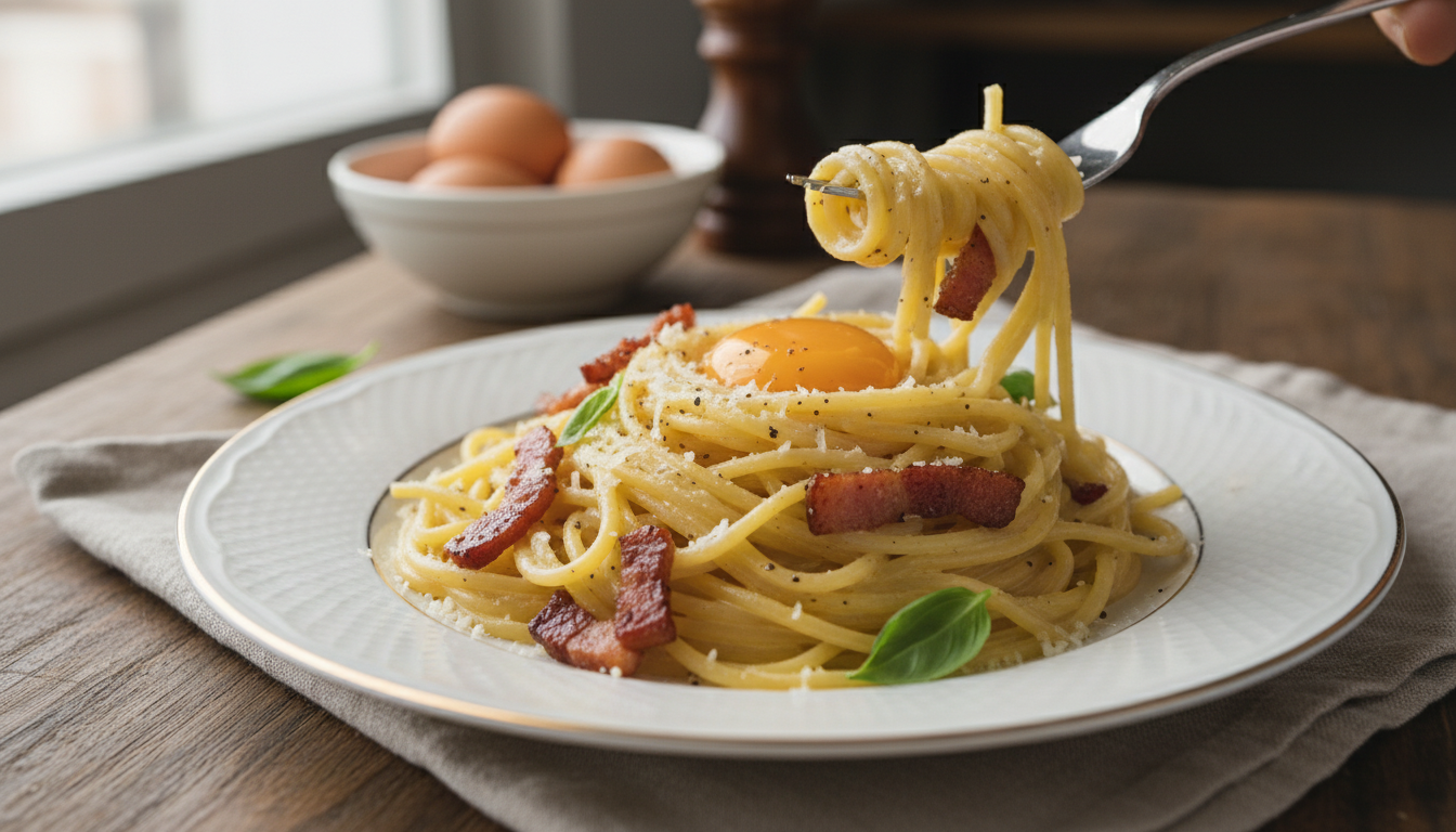 Carbonara - najlepszy przepis na prawdziwy włoski klasyk bez śmietany