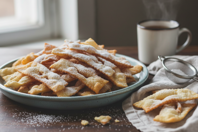 Faworki - przepis na idealnie kruche ciastka z mnóstwem bąbelków