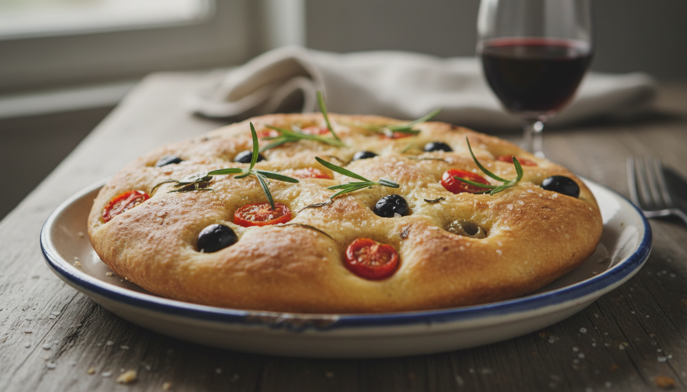 Focaccia - przepis na obłędnie puszyste i chrupiące włoskie pieczywo