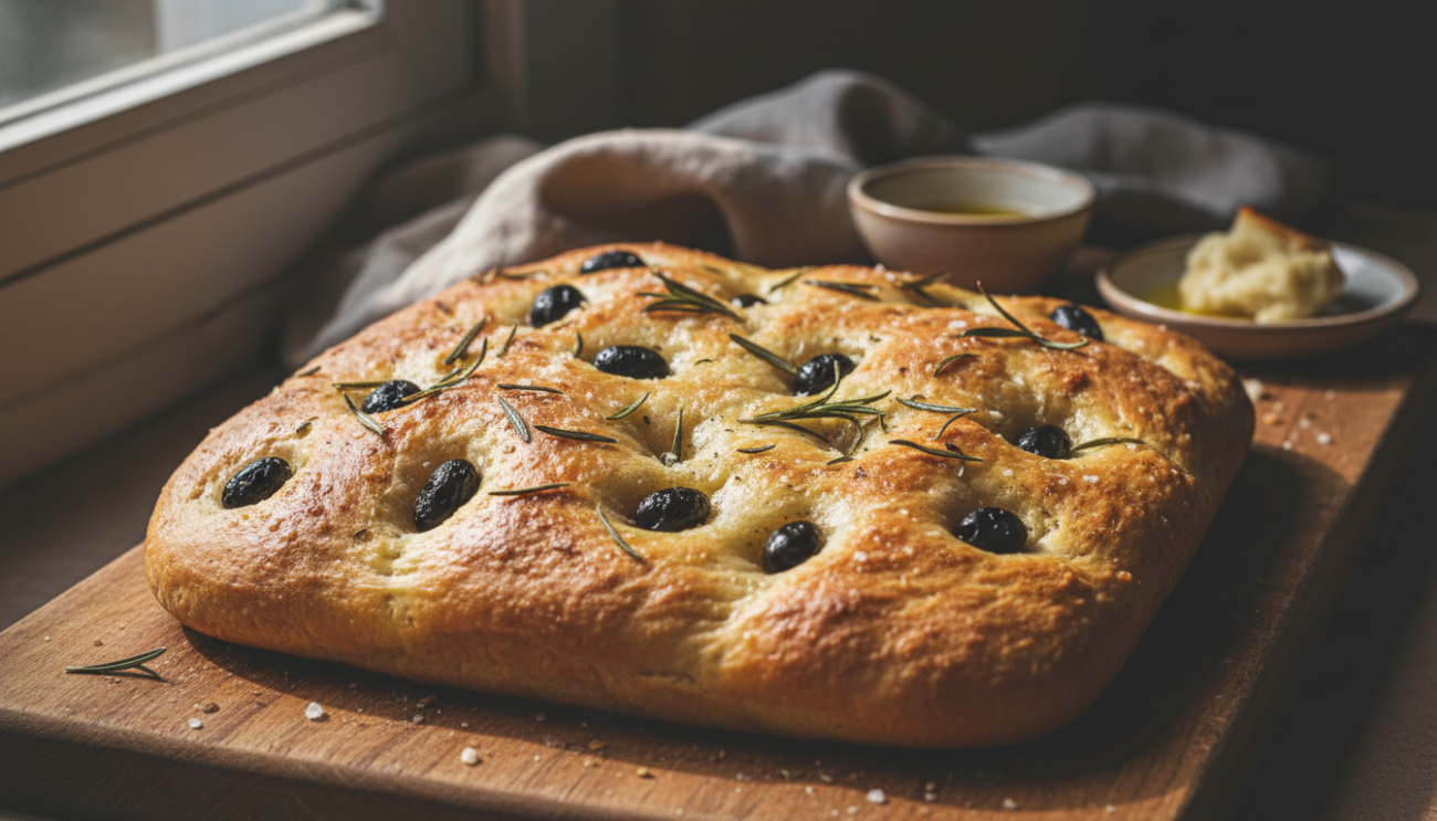 Focaccia - przepis na obłędnie puszyste i chrupiące włoskie pieczywo
