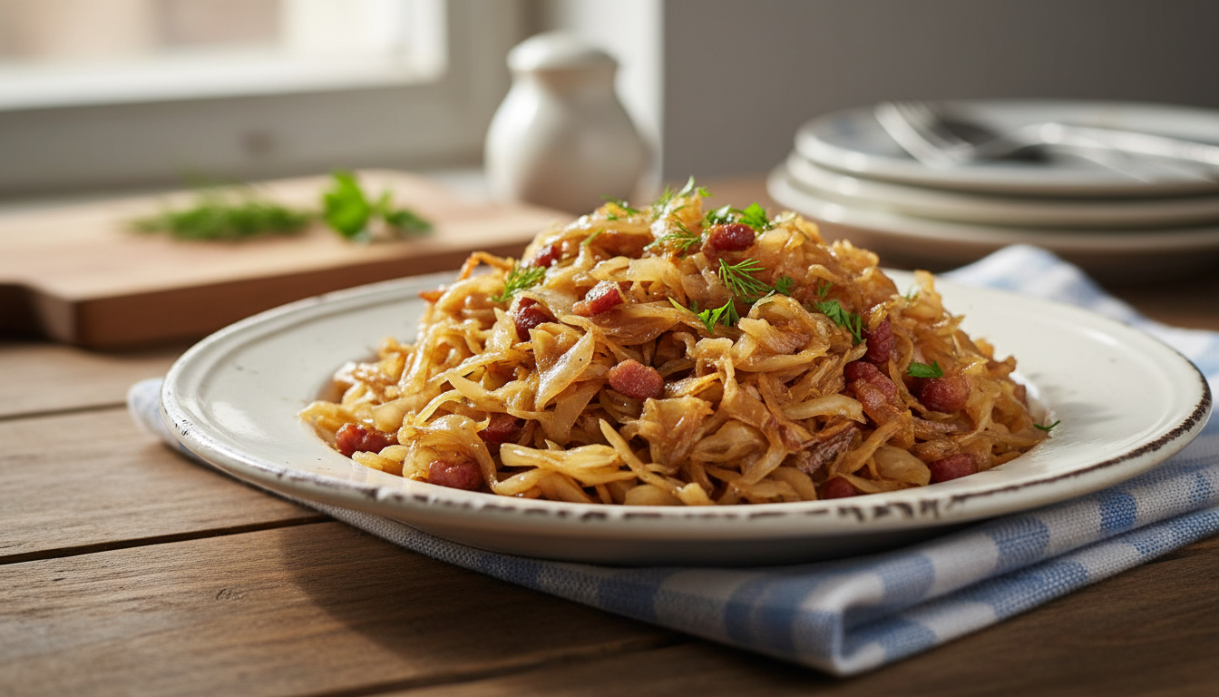 Kapusta zasmażana - sprawdzony przepis na kultowy dodatek jak u babci