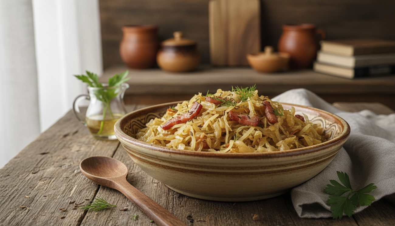 Kapusta zasmażana - sprawdzony przepis na kultowy dodatek jak u babci