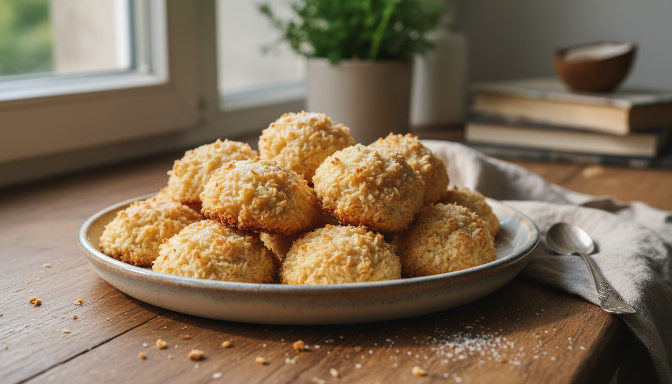 Kokosanki - prosty przepis na obłędnie chrupiące i miękkie w środku ciasteczka