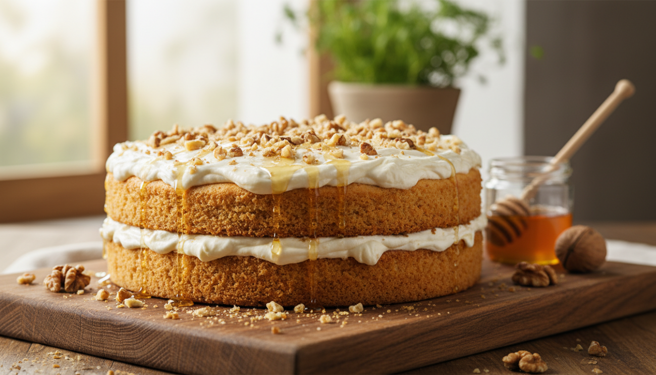 Miodownik - przepis na obłędnie miękkie ciasto które rozpływa się w ustach