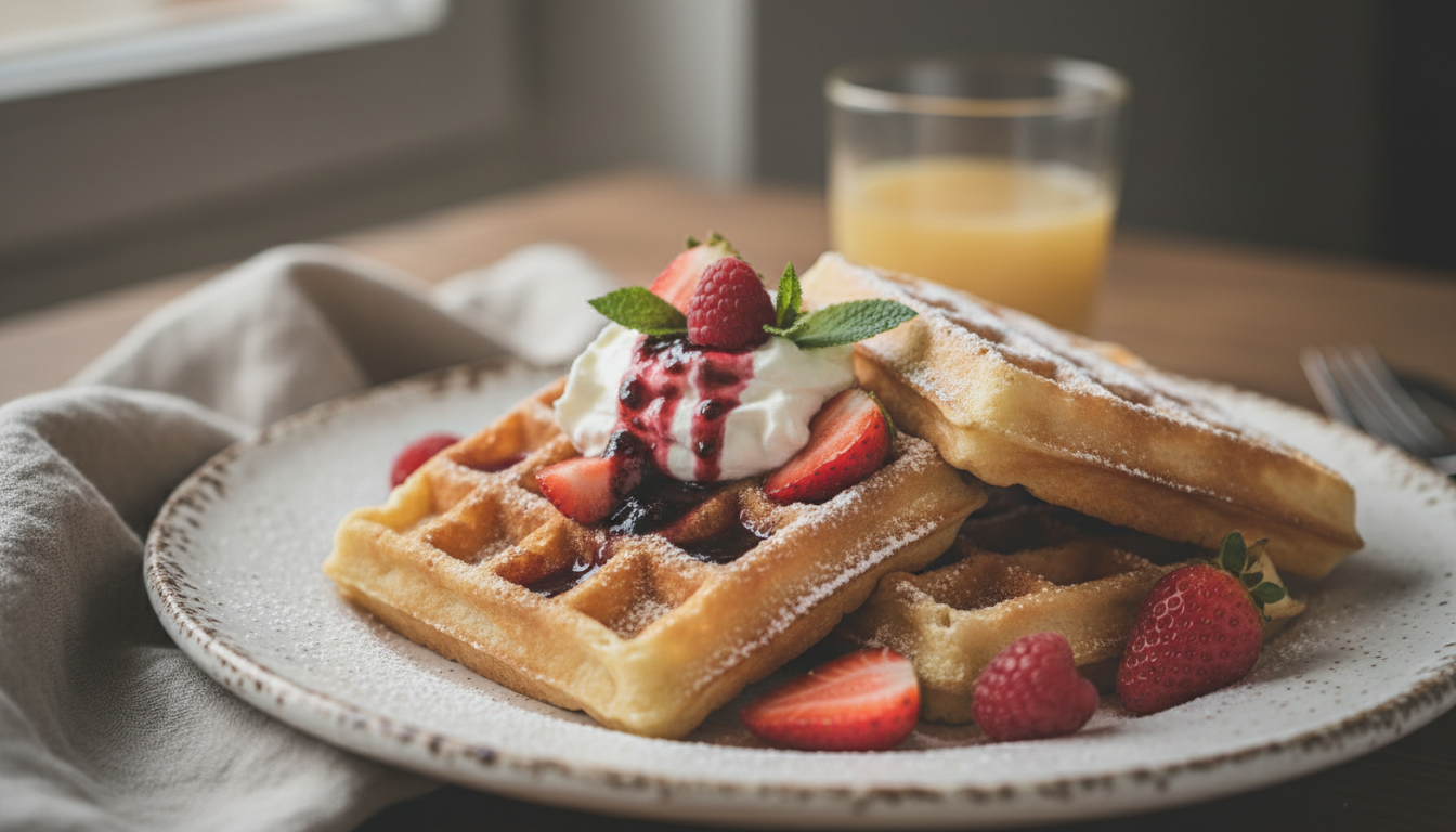Najlepszy przepis na gofry - sekret idealnej chrupkości i puszystego wnętrza