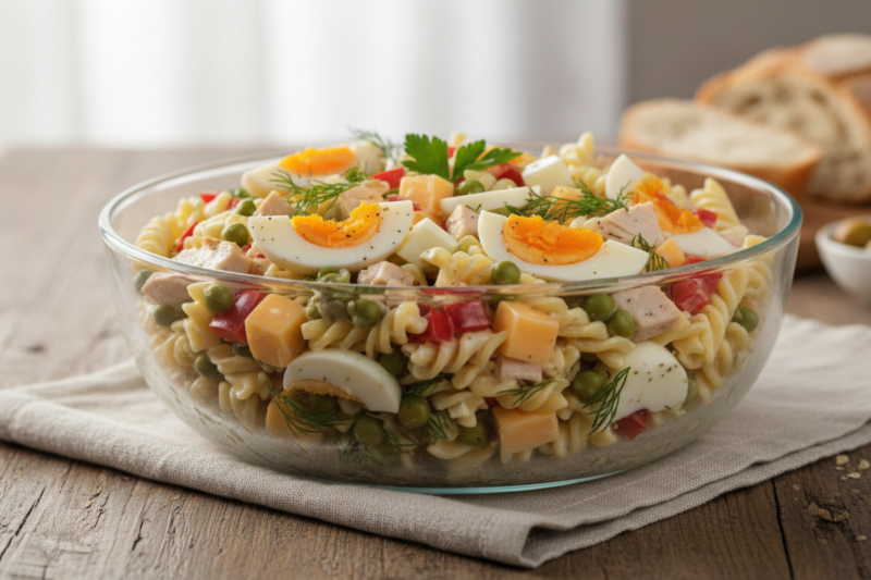 Najlepszy przepis na sałatkę z makaronem - poznaj sekret idealnego smaku w kilka minut
