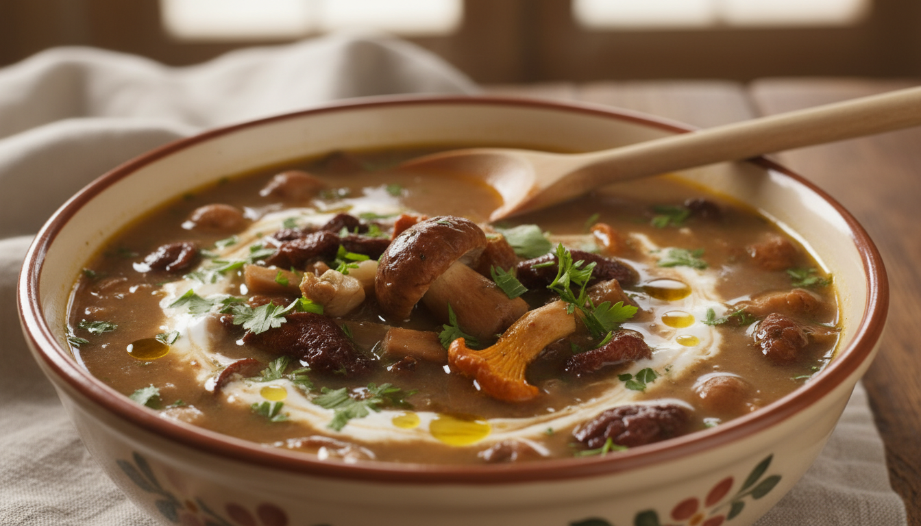 Najlepszy przepis na zupę grzybową - sekret aromatycznego i kremowego wywaru