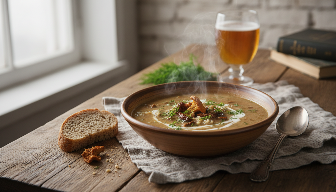 Najlepszy przepis na zupę grzybową - sekret aromatycznego i kremowego wywaru