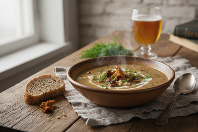 Najlepszy przepis na zupę grzybową - sekret aromatycznego i kremowego wywaru