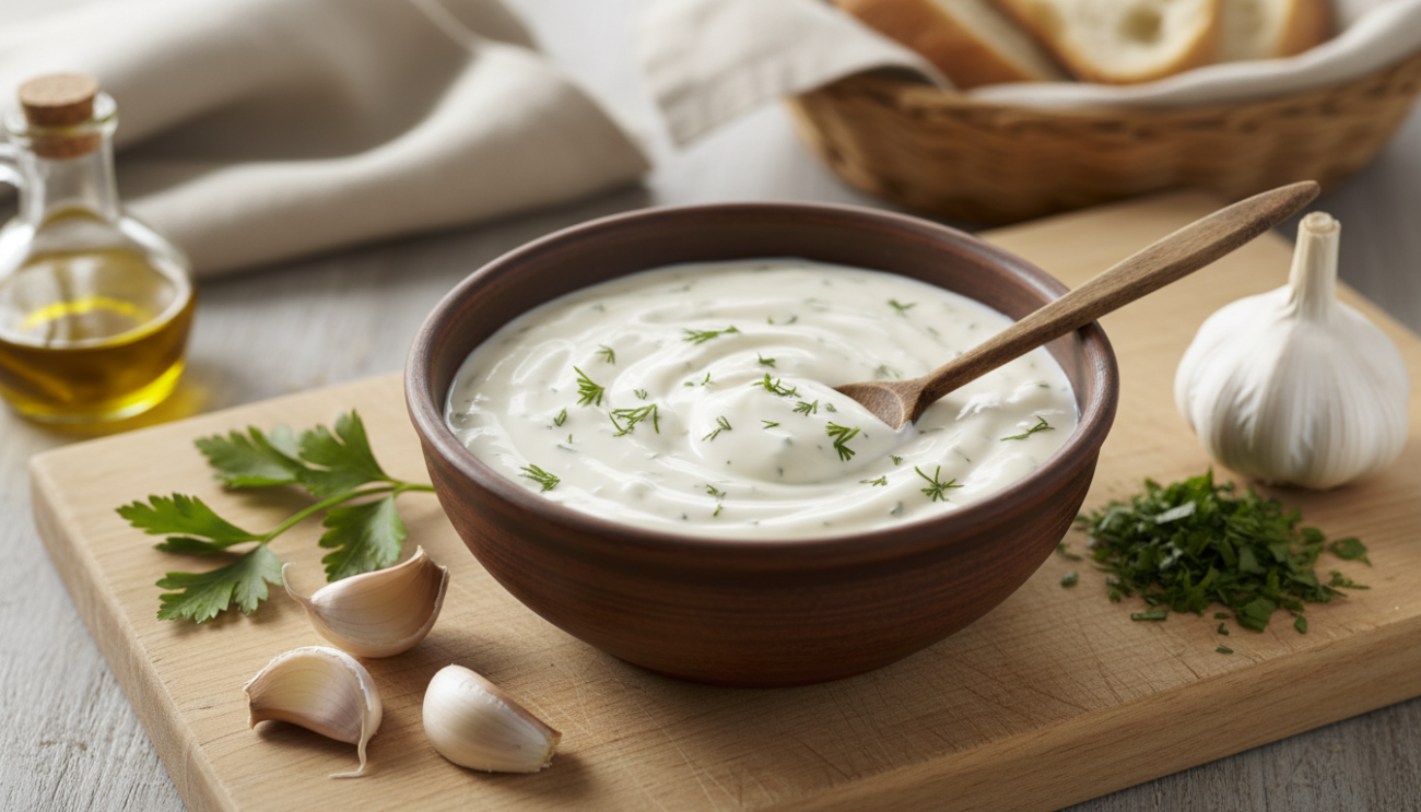 Najlepszy sos czosnkowy - prosty przepis na aksamitny dip jak z pizzerii