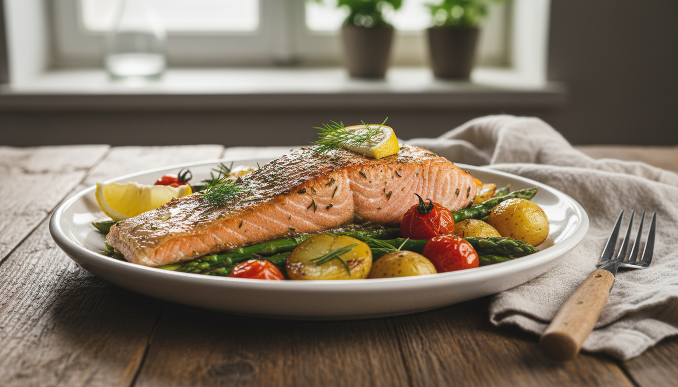 Łosoś z piekarnika przepis - sekret idealnie soczystej ryby w kilka minut
