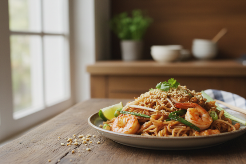 Pad Thai - przepis na kultowy tajski makaron lepszy niż z restauracji
