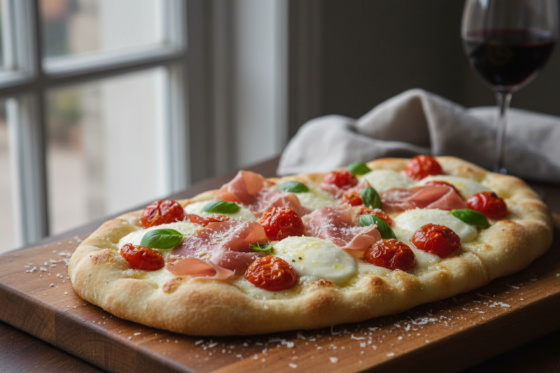 Pinsa rzymska – sprawdzony przepis na idealnie chrupiące ciasto które zawsze wychodzi