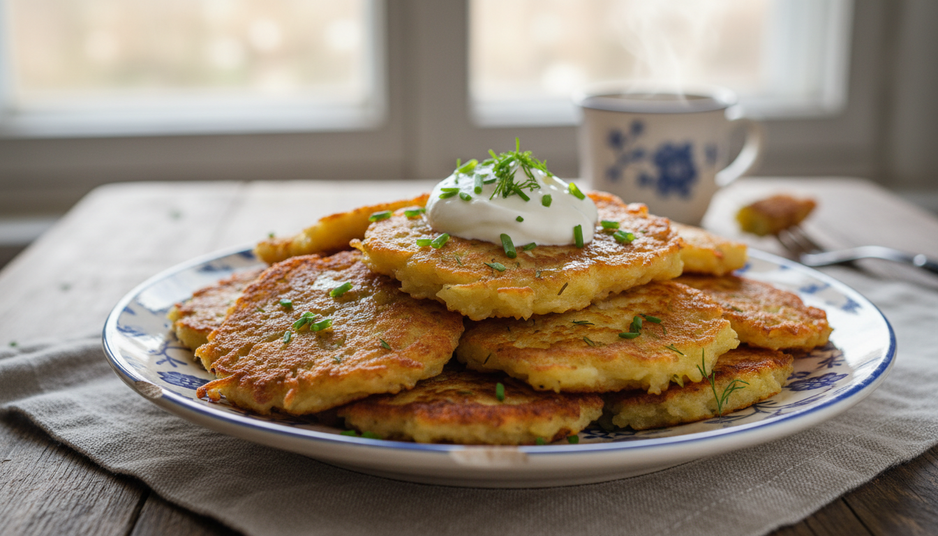 Placki ziemniaczane przepis - poznaj sekret idealnie chrupiącej i złocistej skórki