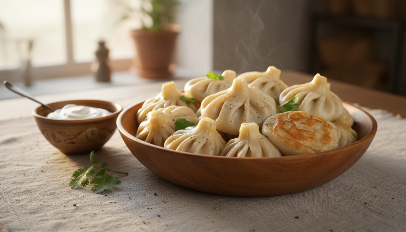 Przepis na chinkali - sekret idealnych gruzińskich pierożków z soczystym bulionem