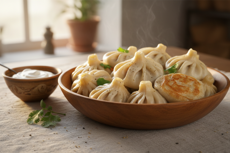 Przepis na chinkali - sekret idealnych gruzińskich pierożków z soczystym bulionem