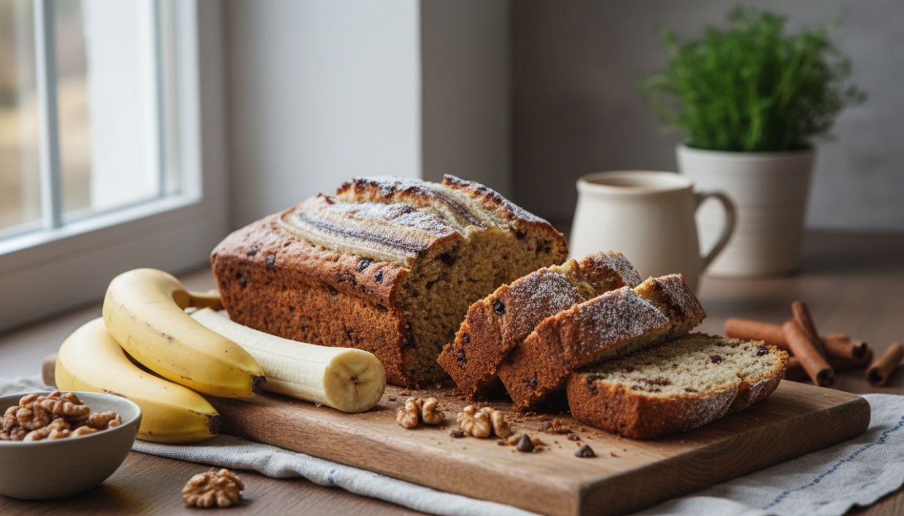 Przepis na chlebek bananowy - najprostszy sposób na obłędnie wilgotne ciasto