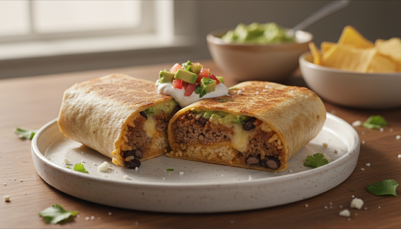 Przepis na domowe burrito - sekret soczystego wnętrza i idealnie zwiniętej tortilli