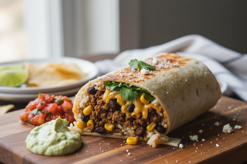 Przepis na domowe burrito – sekret soczystego wnętrza i idealnie zwiniętej tortilli