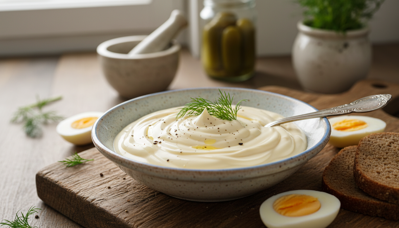 Przepis na domowy majonez - aksamitny smak i idealna gęstość w 2 minuty