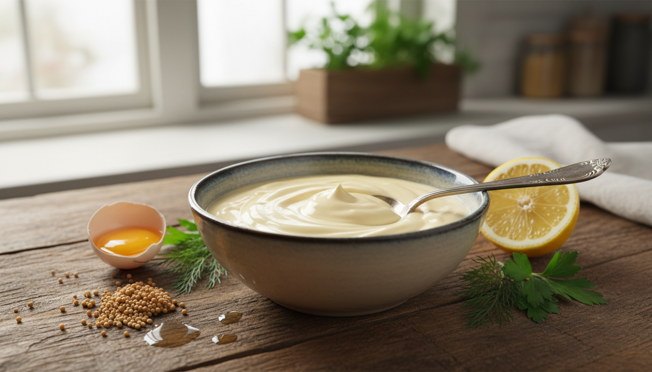 Przepis na domowy majonez - aksamitny smak i idealna gęstość w 2 minuty