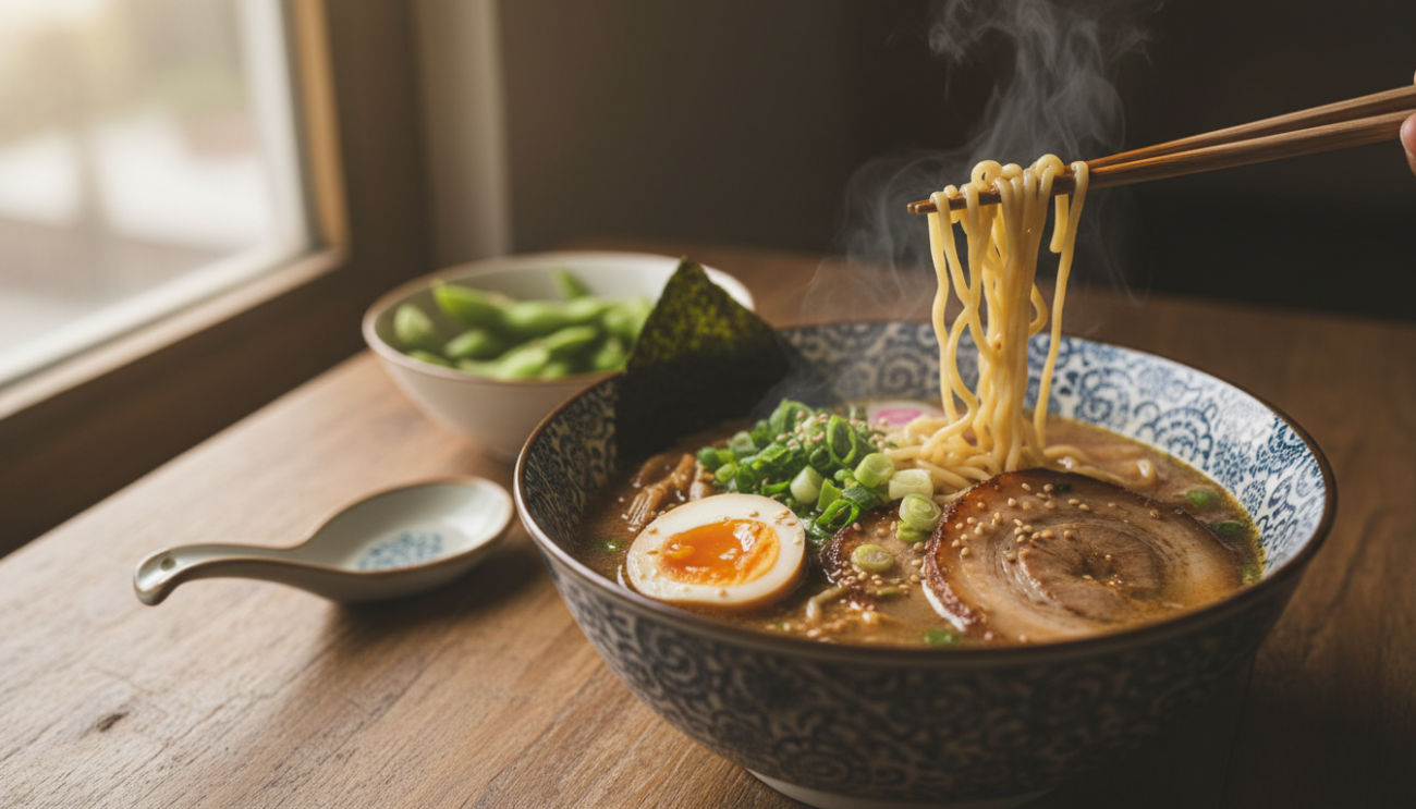 Przepis na domowy ramen - poznaj sekret idealnie esencjonalnego bulionu umami