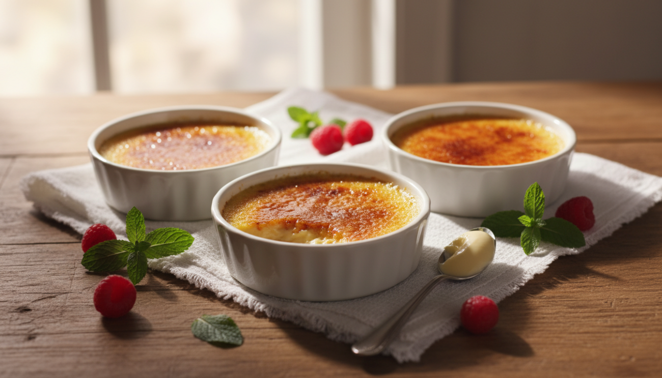 Przepis na idealne creme brulee - sekret aksamitnego kremu i chrupiącej tafli