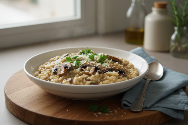 Przepis na kremowe risotto – poznaj sekret idealnej konsystencji włoskiego klasyka