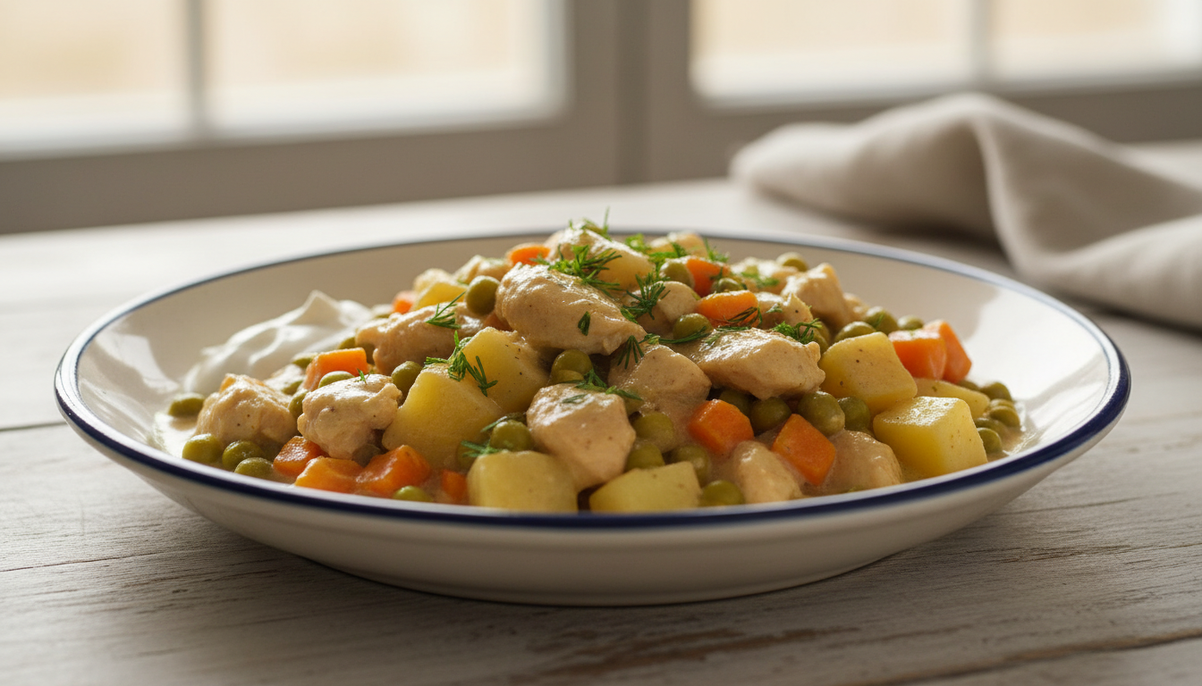 Przepis na potrawkę z kurczaka - sposób na obłędnie kremowy i szybki obiad dla rodziny