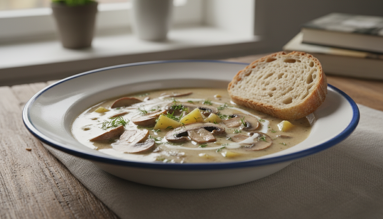 Przepis na zupę pieczarkową - sekret aksamitnej konsystencji i obłędnego smaku
