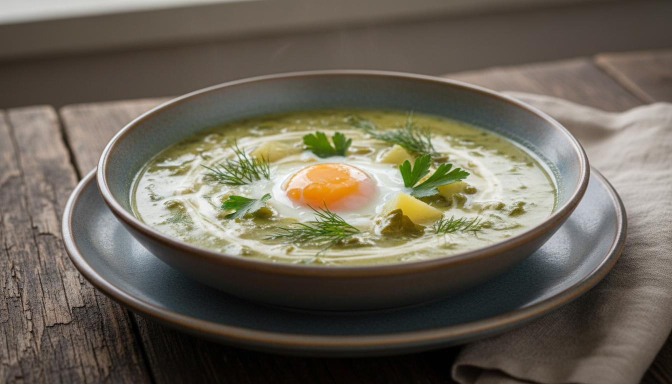 Przepis na zupę szczawiową - tradycyjny smak jak u babci