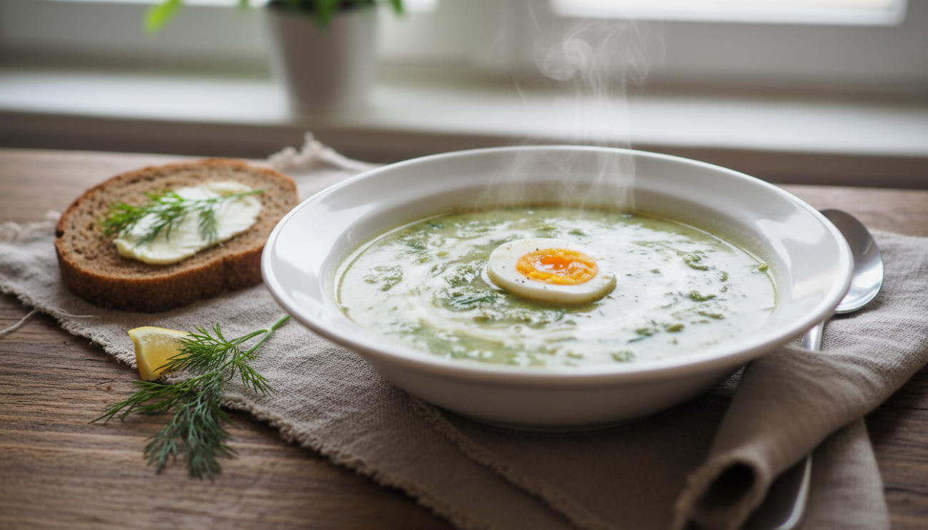 Przepis na zupę szczawiową - tradycyjny smak jak u babci