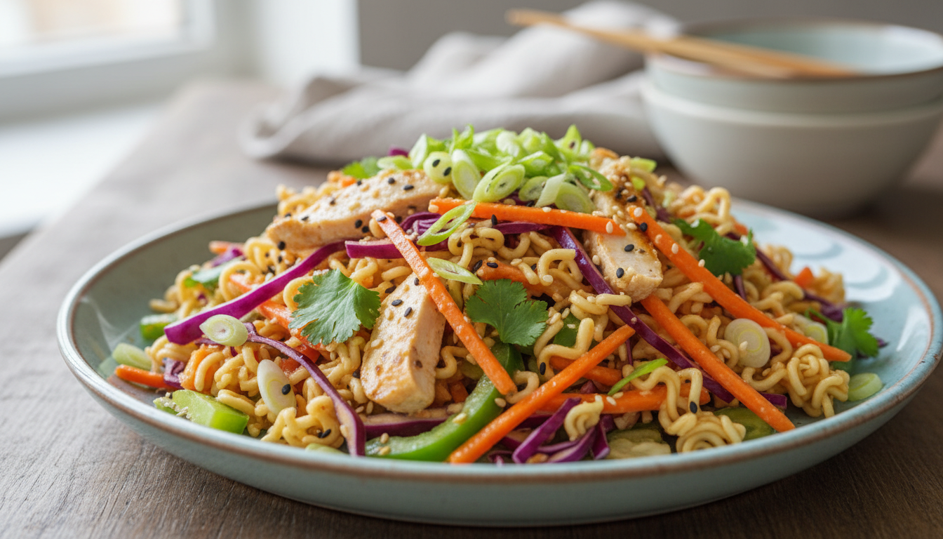 Sałatka z zupek chińskich - przepis na kultowy hit każdej domowej imprezy