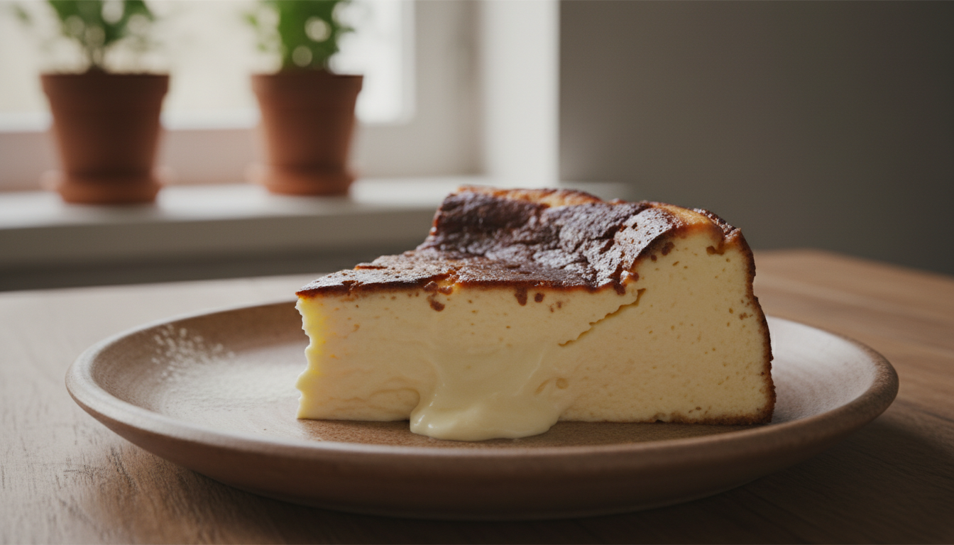 Sernik baskijski przepis - sekret najbardziej kremowego wnętrza i idealnie przypieczonej góry