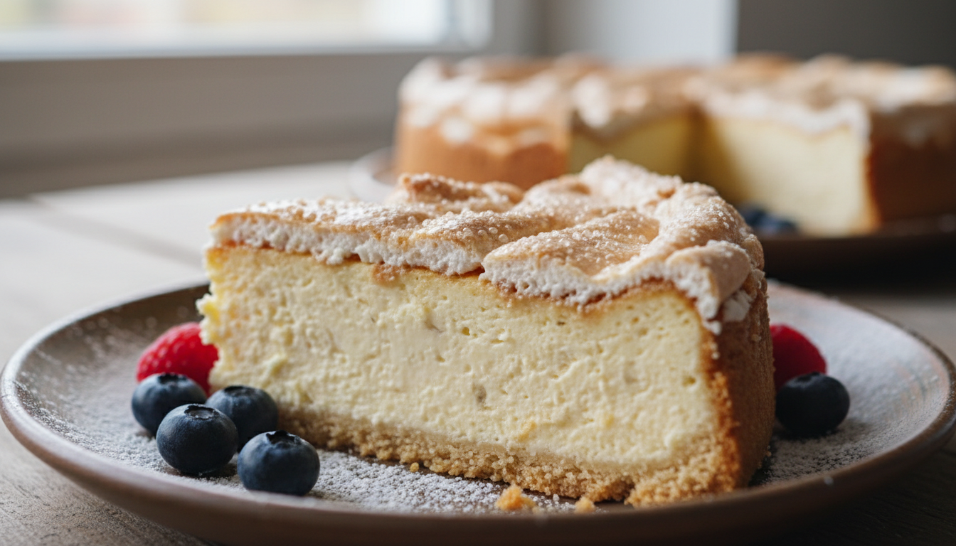 Sernik z rosą - sprawdzony przepis na obłędnie puszyste ciasto ze złotymi kropelkami