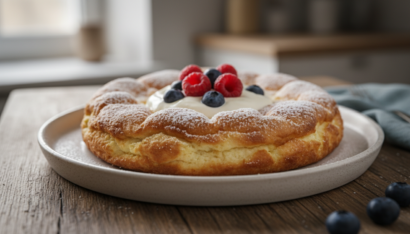 Skyrnik - przepis na puszysty fit sernik o aksamitnej konsystencji