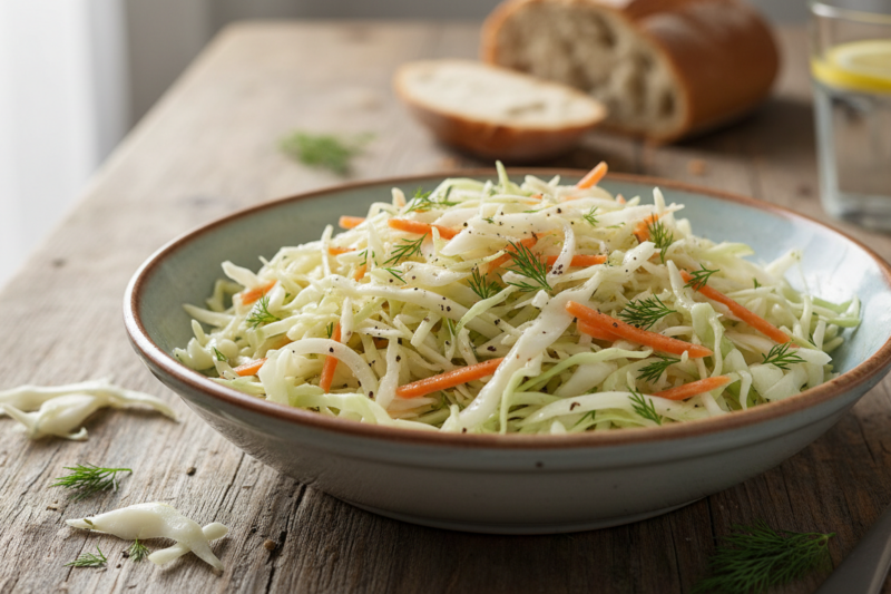 Surówka z białej kapusty – najlepszy przepis na chrupiący dodatek do każdego obiadu