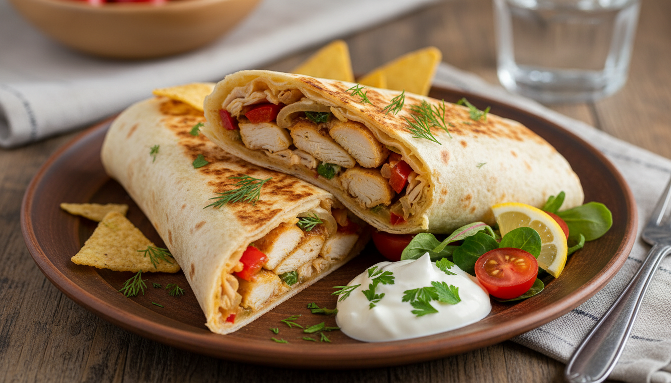 Tortilla z kurczakiem - przepis na obłędnie soczysty i szybki domowy obiad