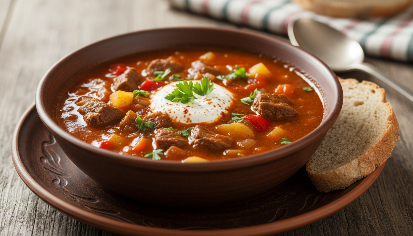 Zupa gulaszowa - przepis na gęste i aromatyczne danie o smaku który uzależnia